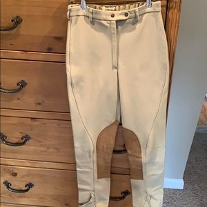 Women’s equestrian: tan breeches